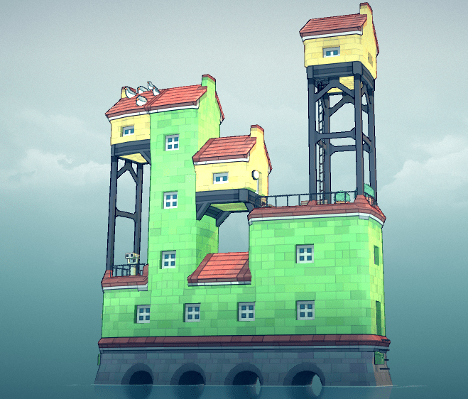 TownScaper Art Wordle 675