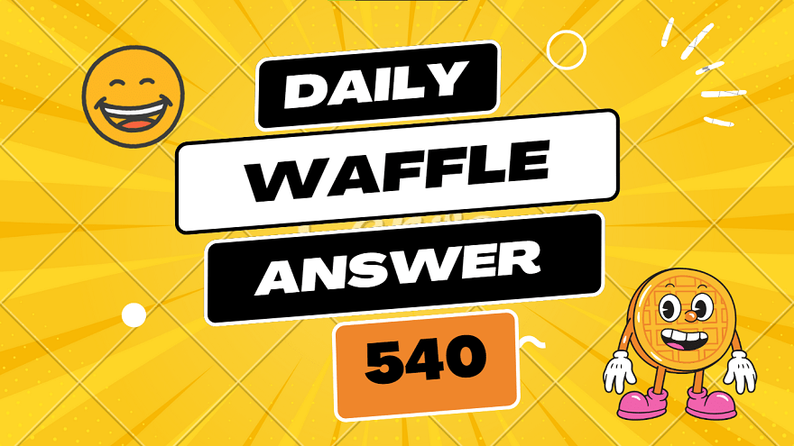 Daily Waffle Game Net Answer - 540 - July 15, 2023