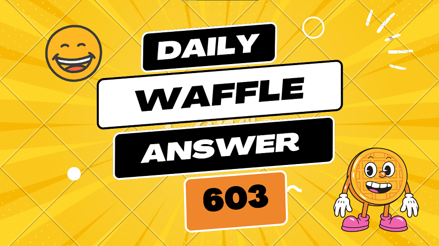 Daily Waffle Game Net Answer - 603 - September 16 2023