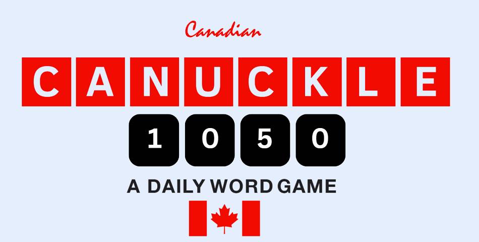 Daily Canuckle Hints and Answer 1050 - Saturday March 29 2025