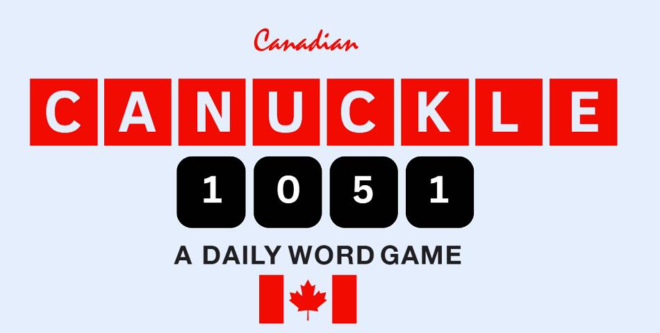 Daily Canuckle Hints and Answer 1051 - Sunday March 30 2025
