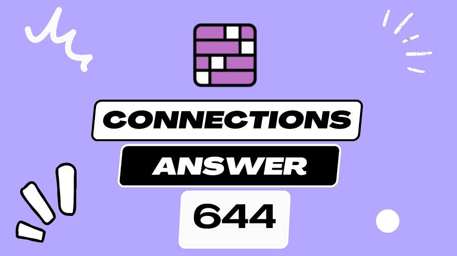 Daily NYT Connections 644 - Hints and Answers - March 16 2025