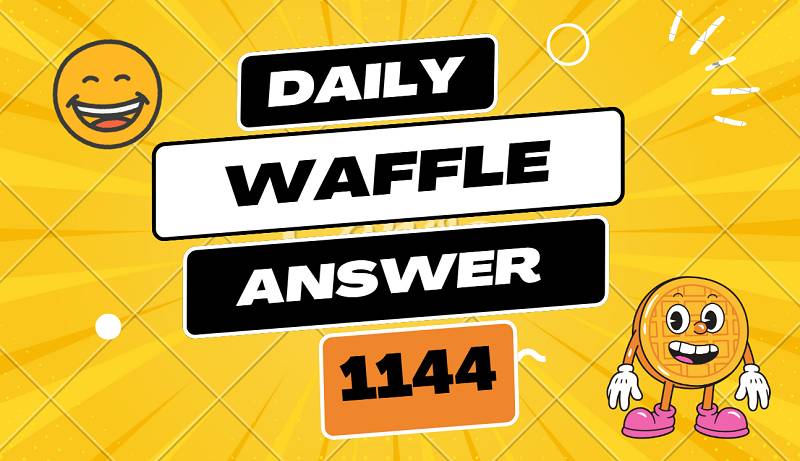 Daily Waffle Answer 1144 - March 10 2025