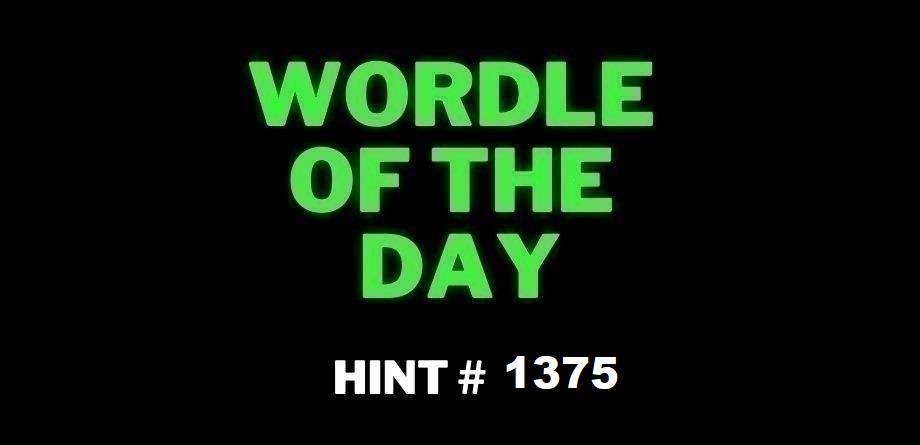 NY Times Wordle Today Answer and Hints 1375 Tuesday March 25 2025