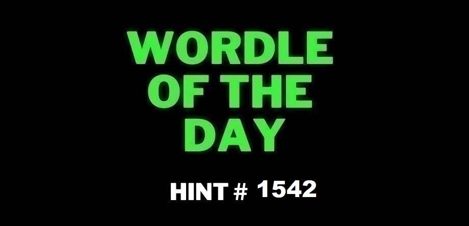 Todays NY Times Wordle 1542 Hints Clues and Answer - Monday September 08 2025