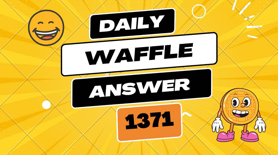 Today's Daily Waffle Answer 1371 - Thursday October 23 2025