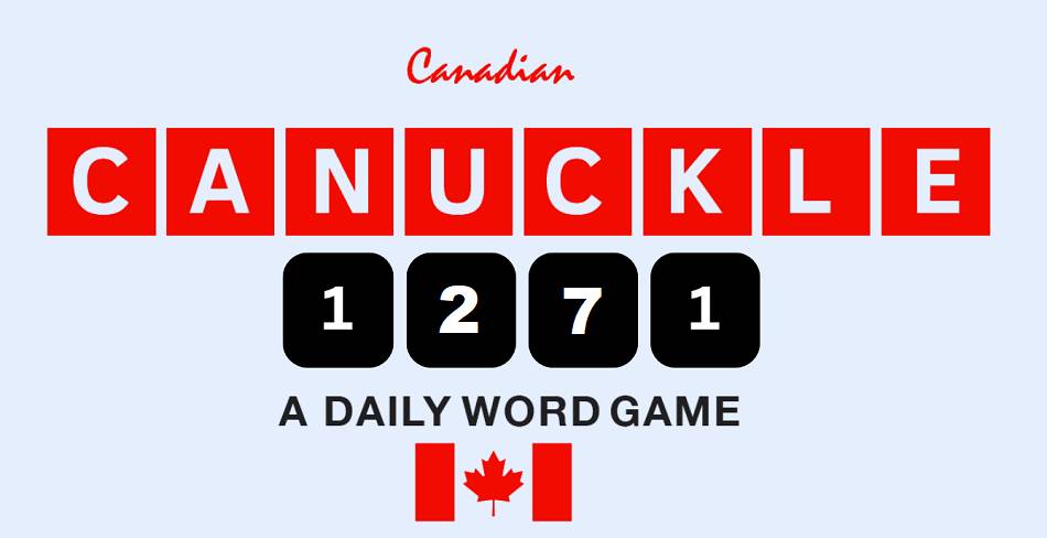 Daily Canuckle Hints and Answer 1271 - Wednesday November 05 2025