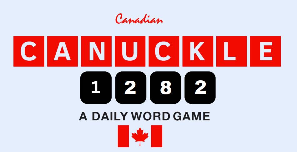 Daily Canuckle Hints and Answer 1282 - Sunday November 16 2025