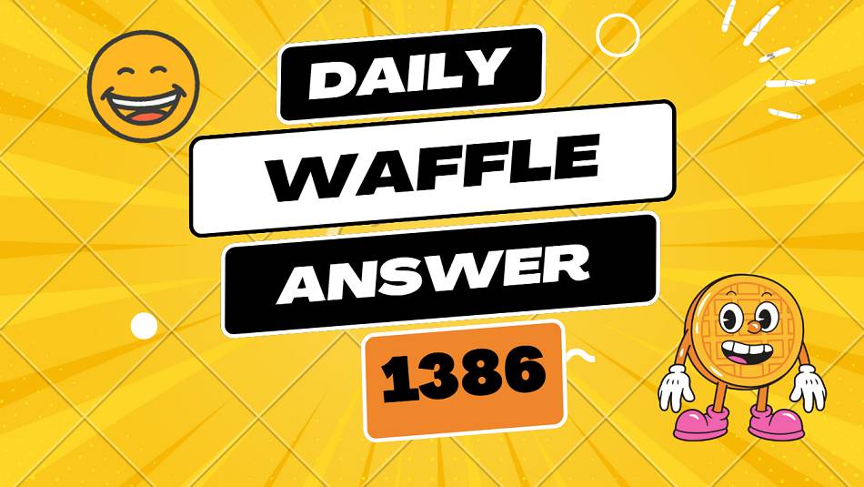Today's Daily Waffle Answer 1386 - Friday November 07 2025