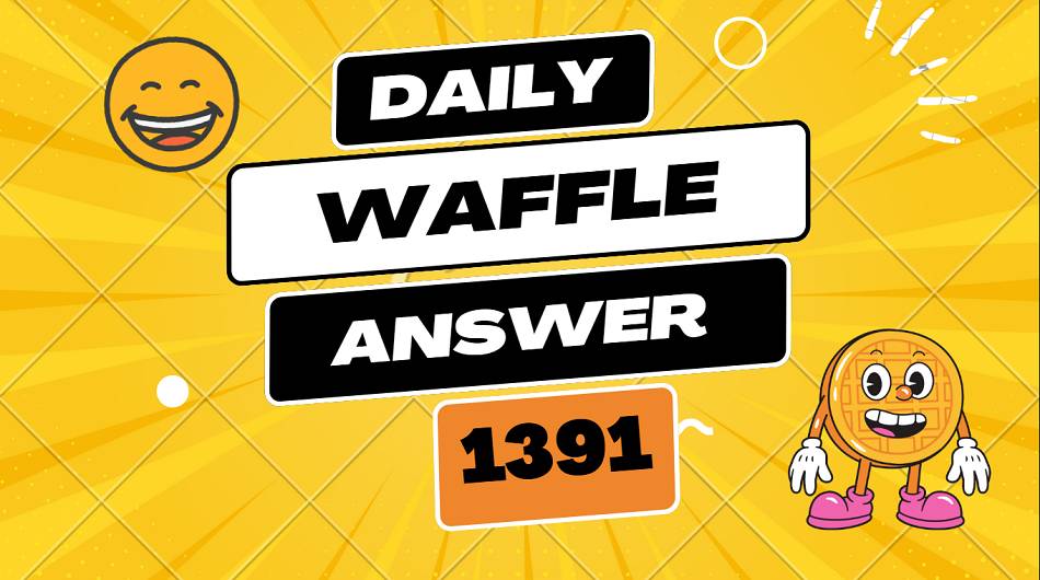 Today's Daily Waffle Answer 1391 - Wednesday November 12 2025